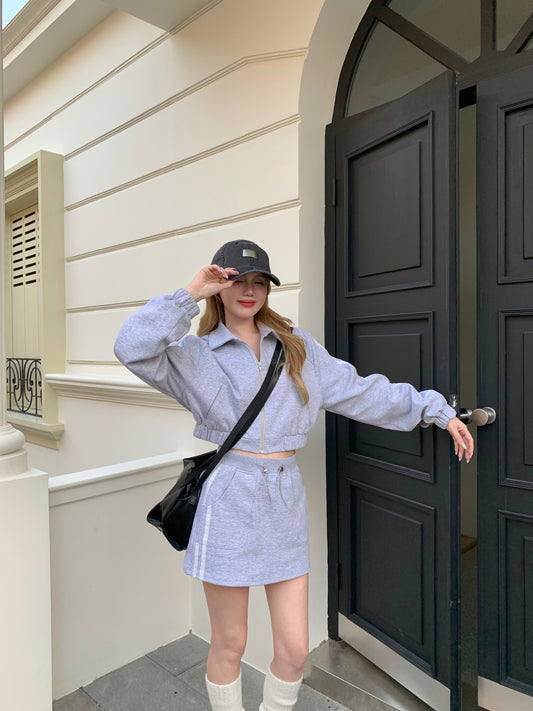 Celeste Mini Skirt GREY