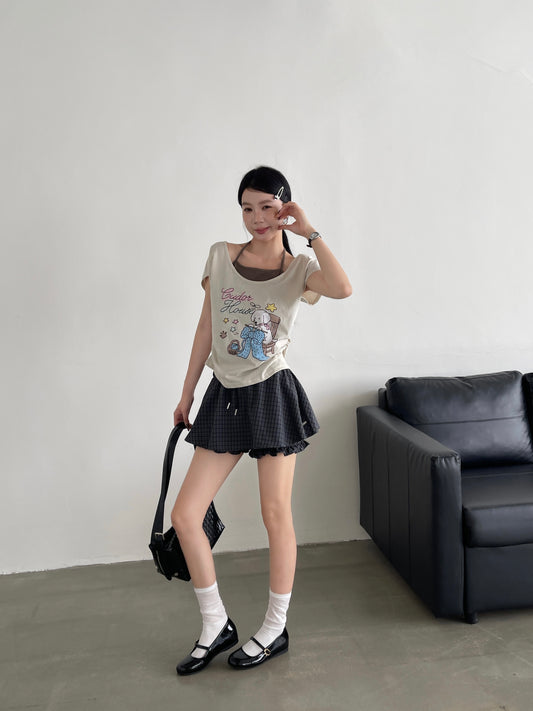 Cudor Buddy Layerd Cami Top BEIGE