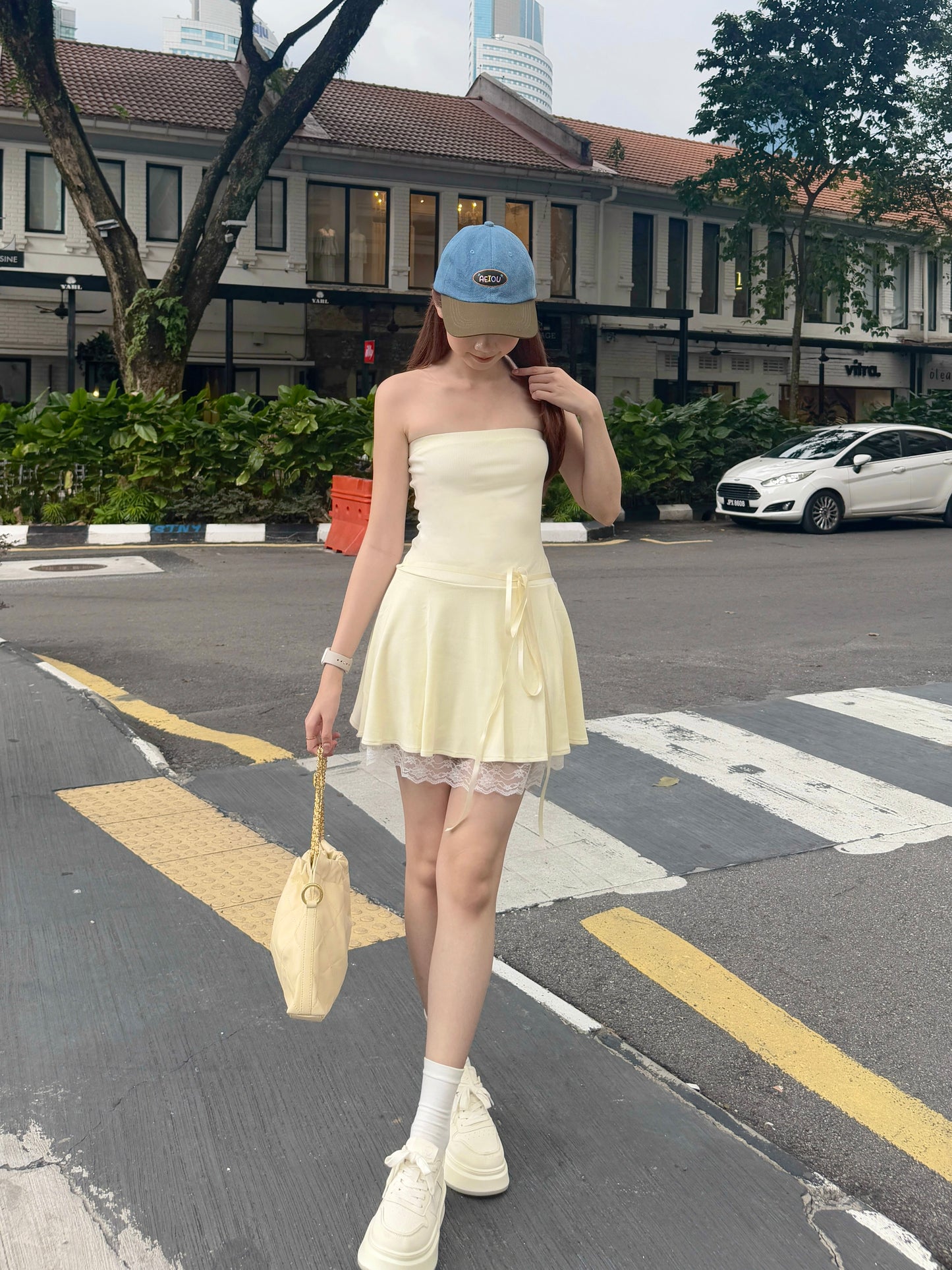 Sorella Lacey Dress (Yellow)