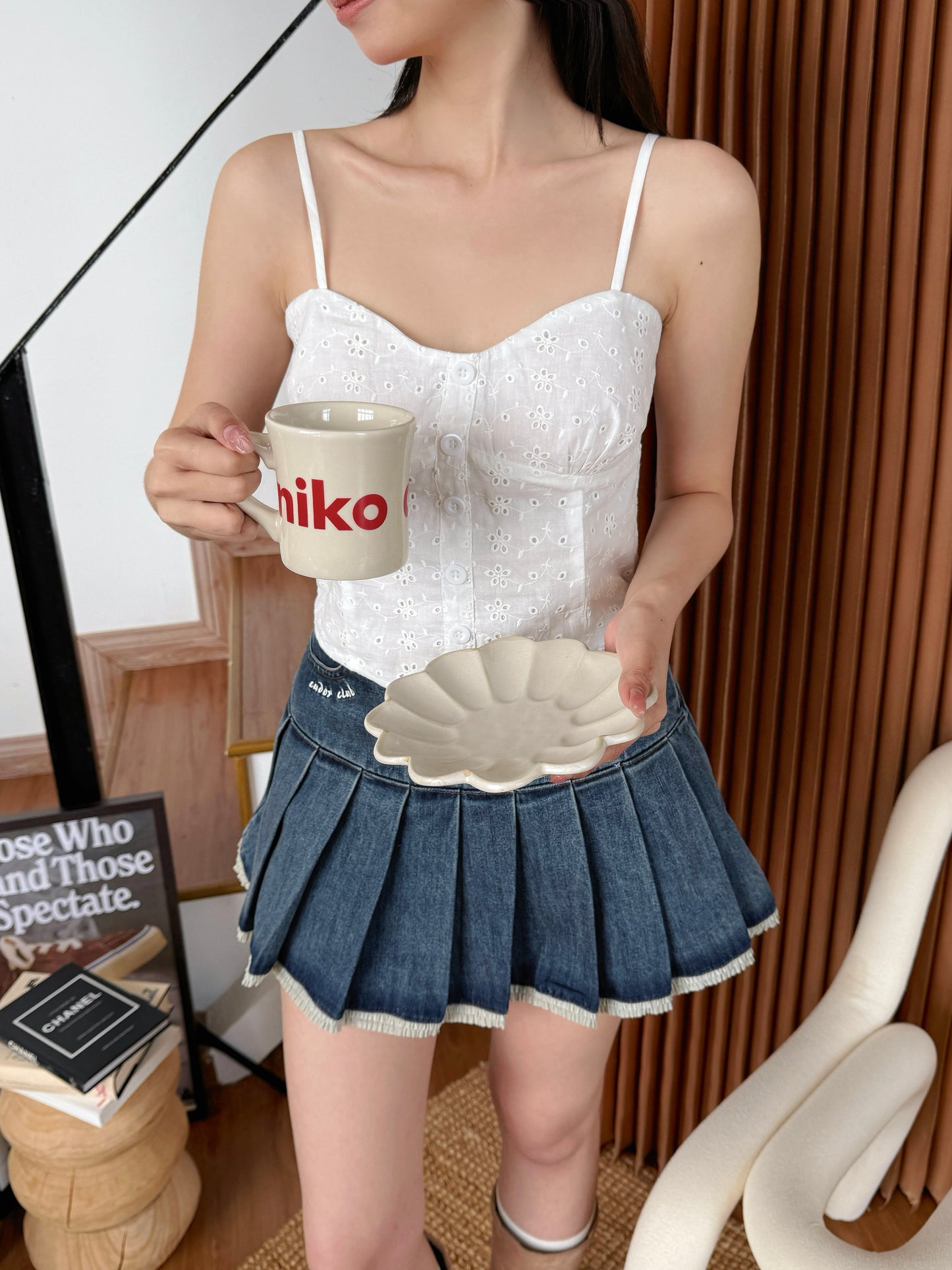 Amelia Corset Top (White)