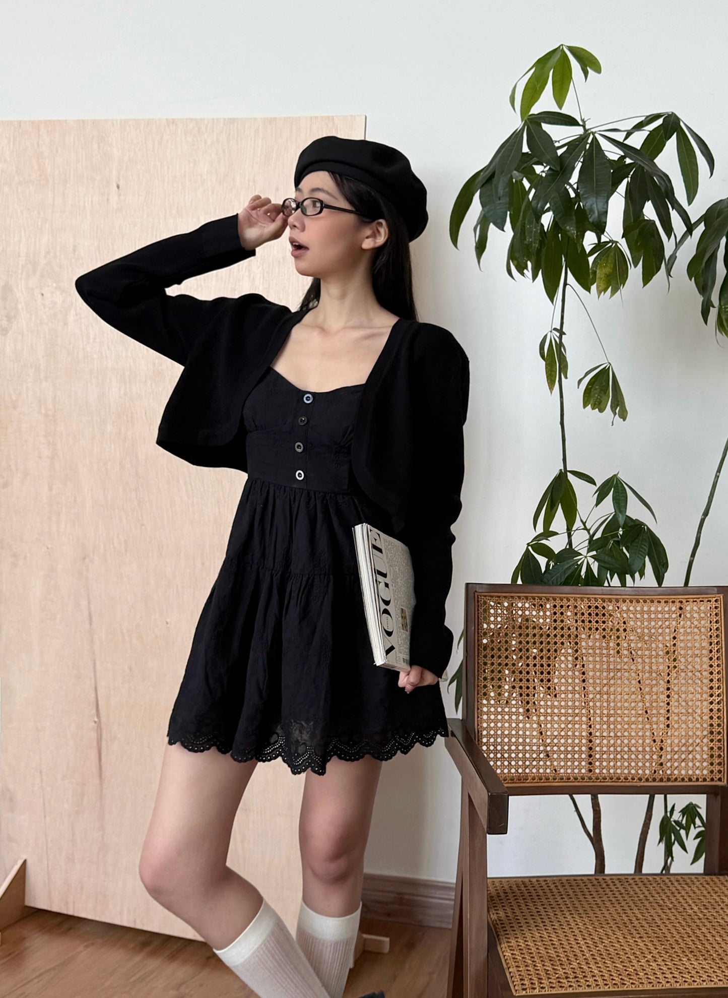 Cropped Cardigan