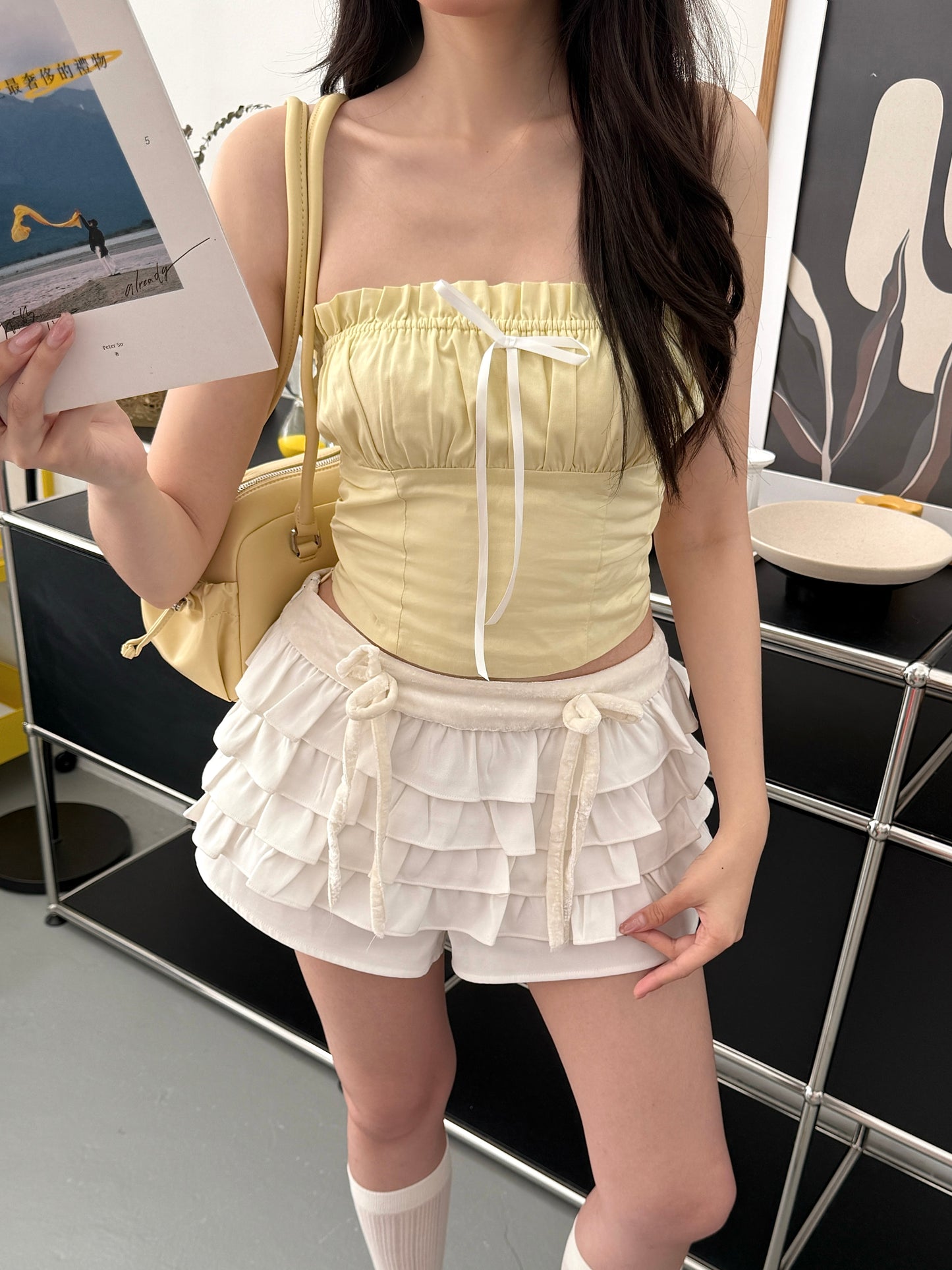 Jolly Bubble Skort (White)