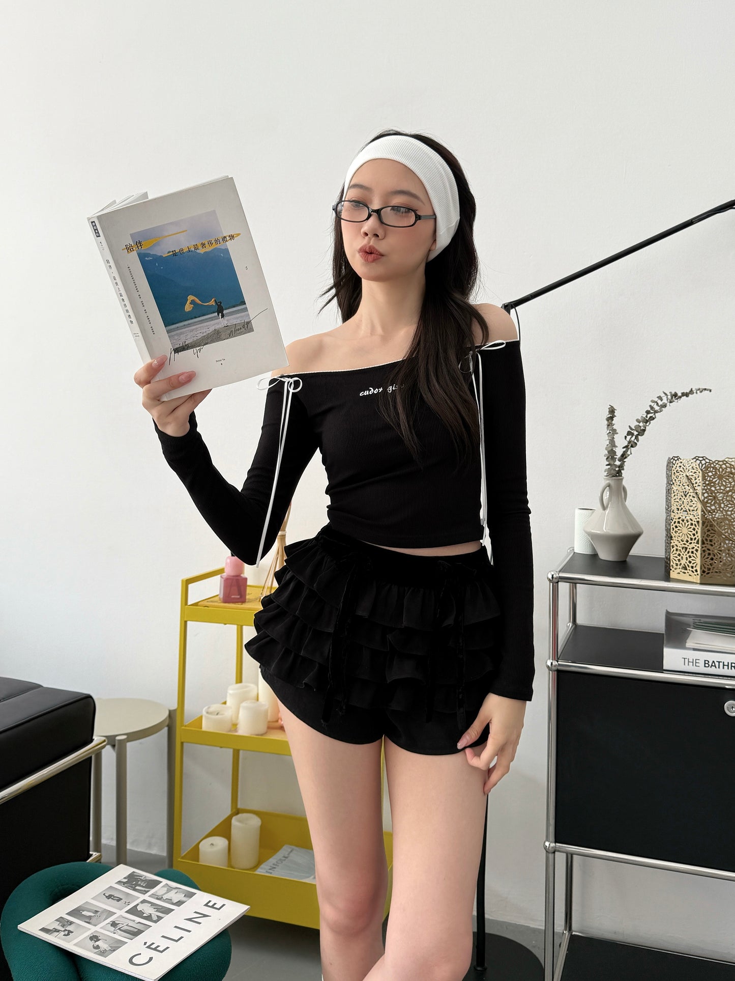 Jolly Bubble Skort (Black)