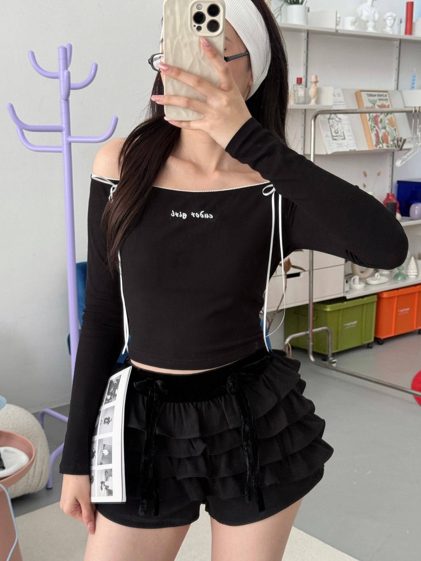 Jolly Bubble Skort (Black)