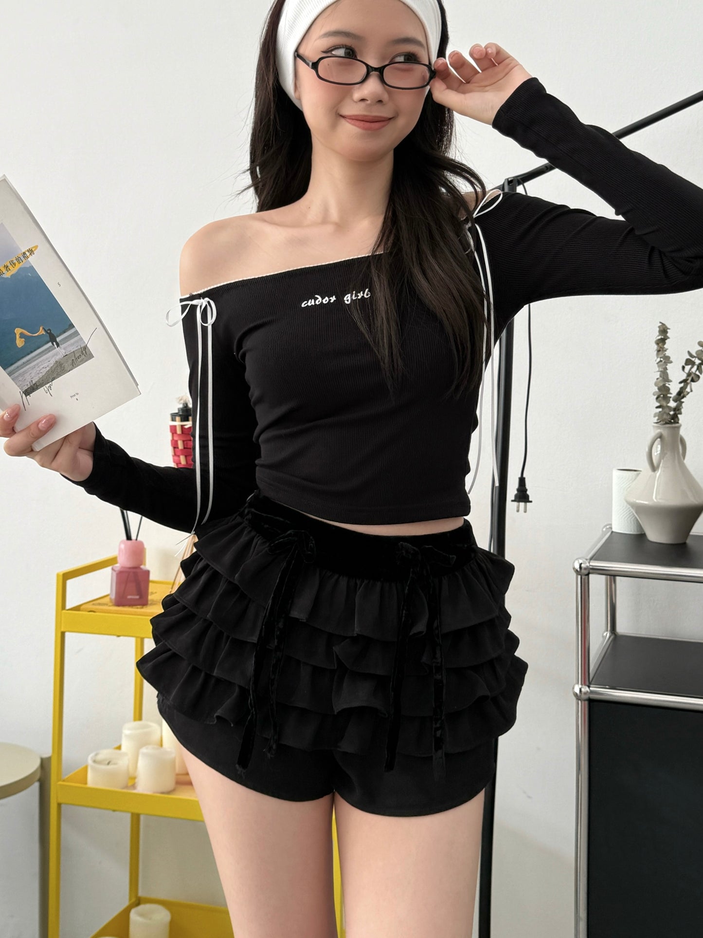 Jolly Bubble Skort (Black)