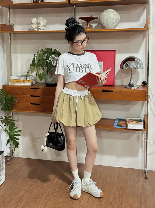 Ruby Ruffle Skirt (Khaki)