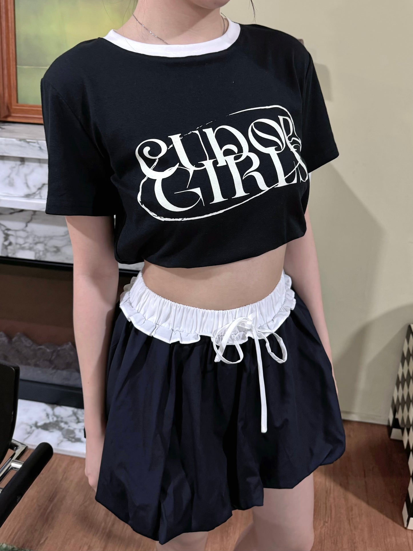 Cudor Girls Tee (Black)