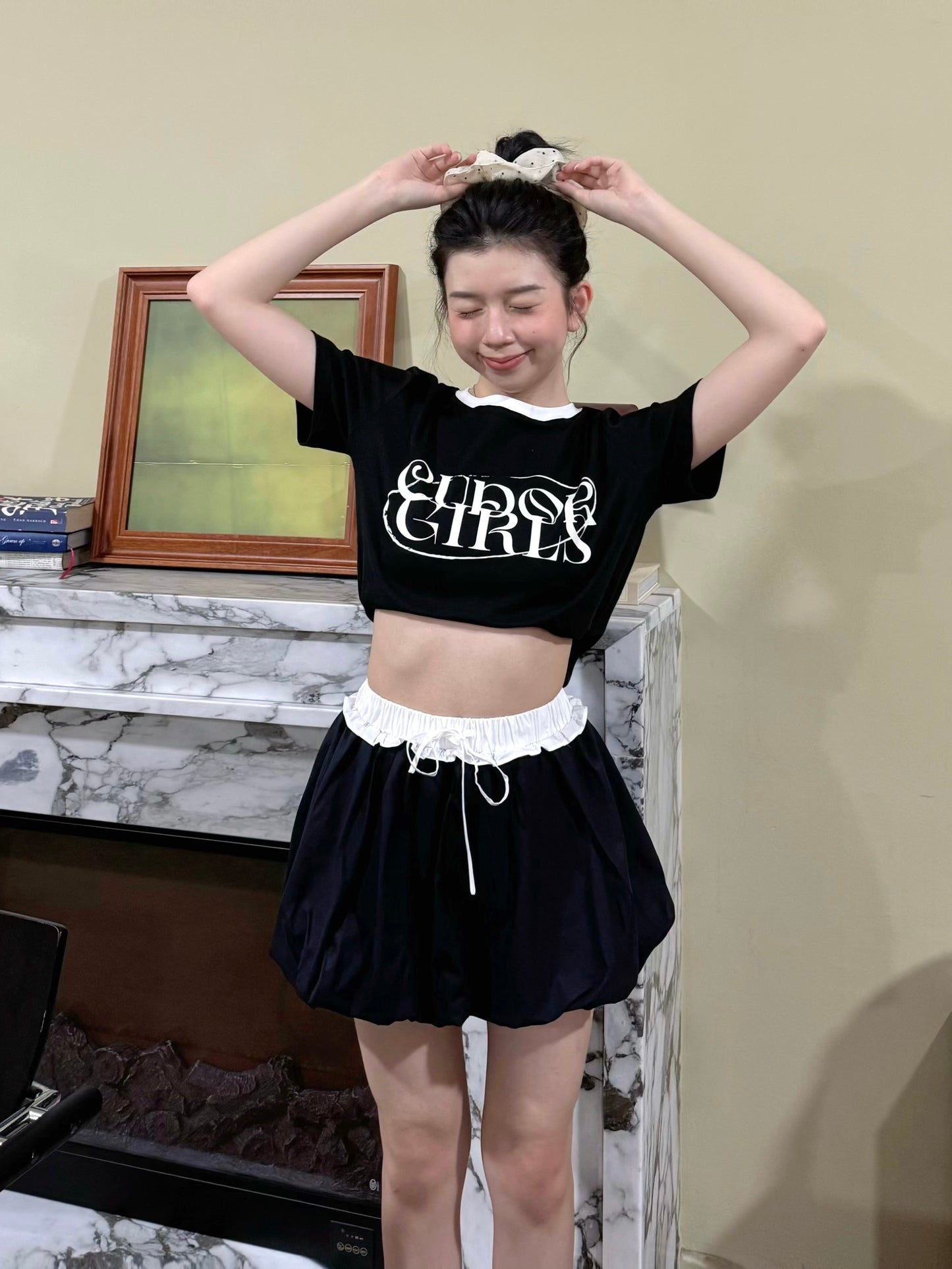 Cudor Girls Tee (Black)