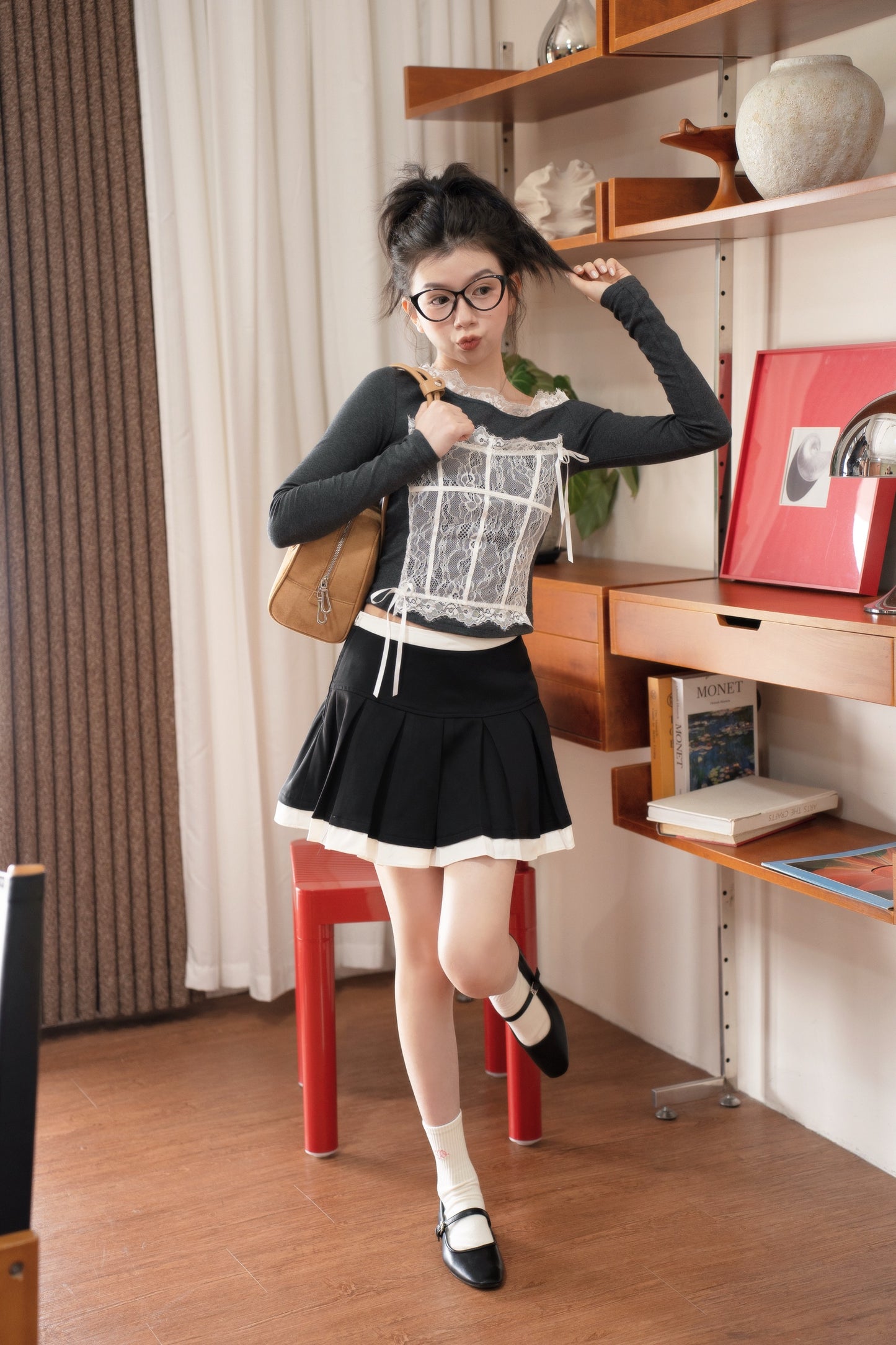 Pure Line Skirt (Black)