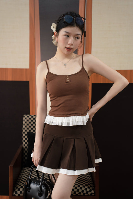 Lune Tank Top (Brown)