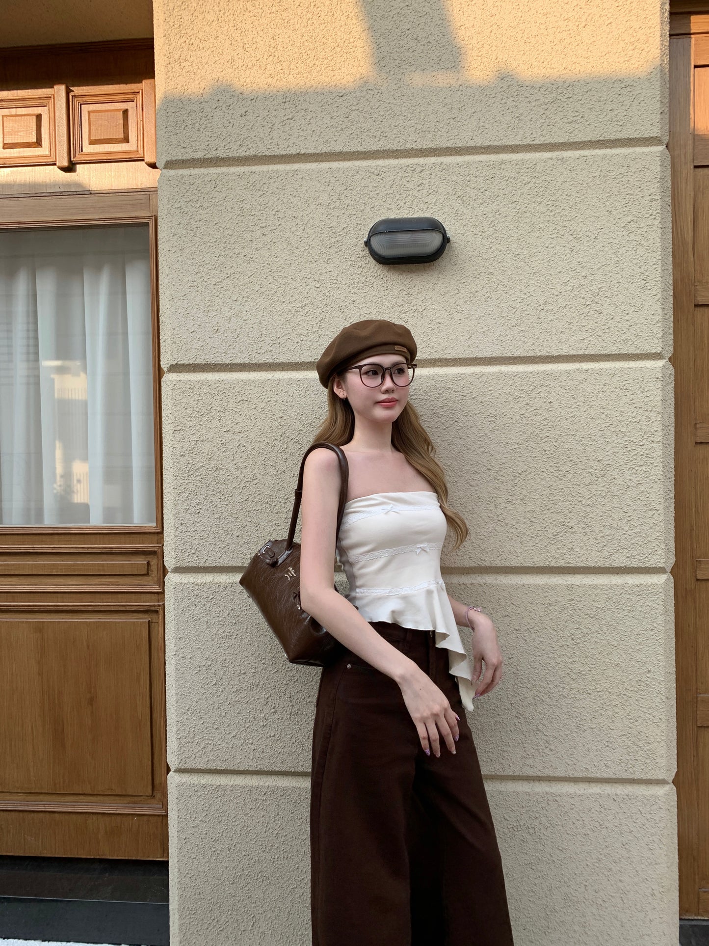 Dona Bustier Top BEIGE