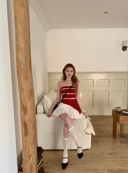 Dona Bustier Top RED