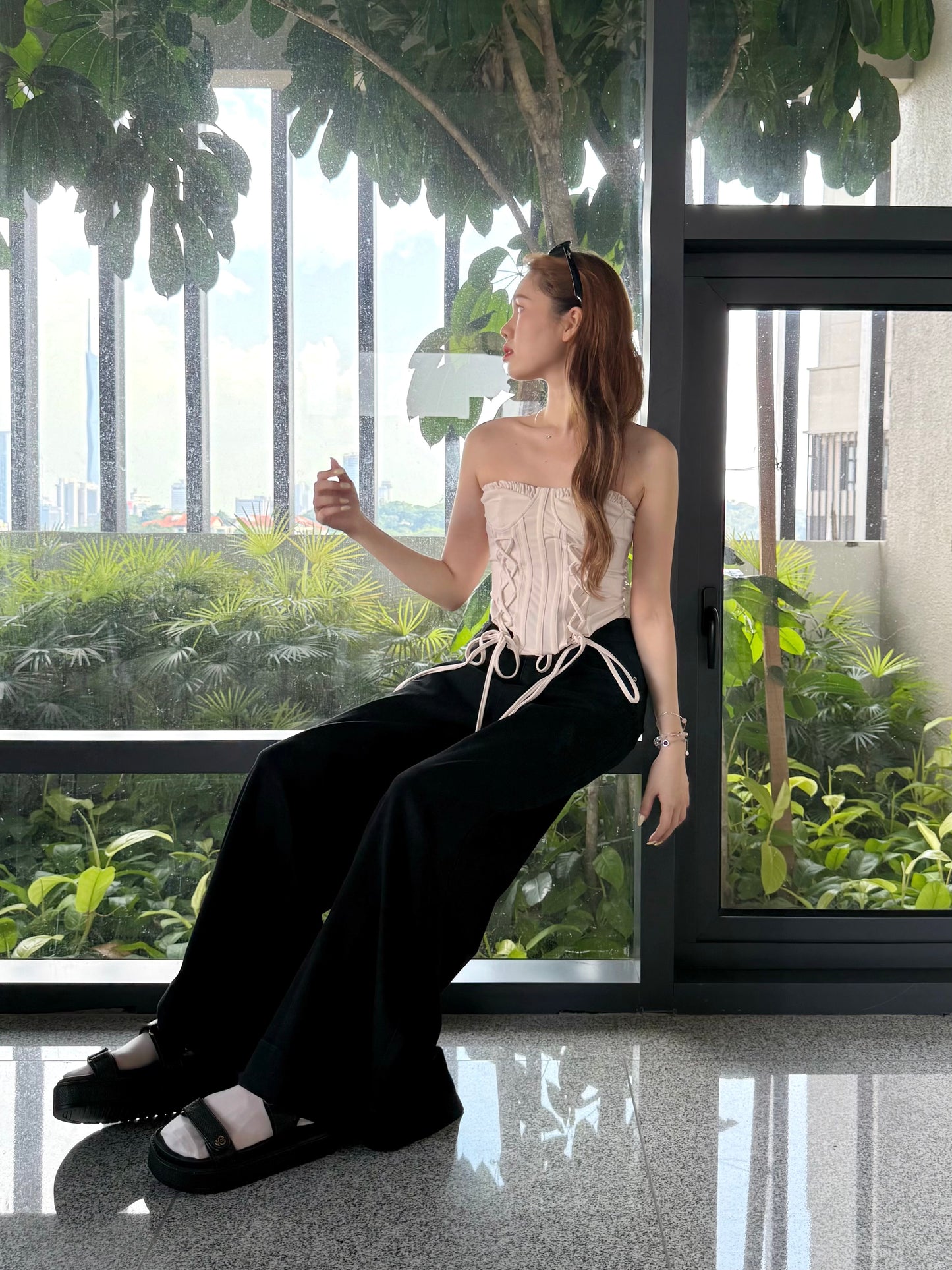 Blair Corset Top (White)