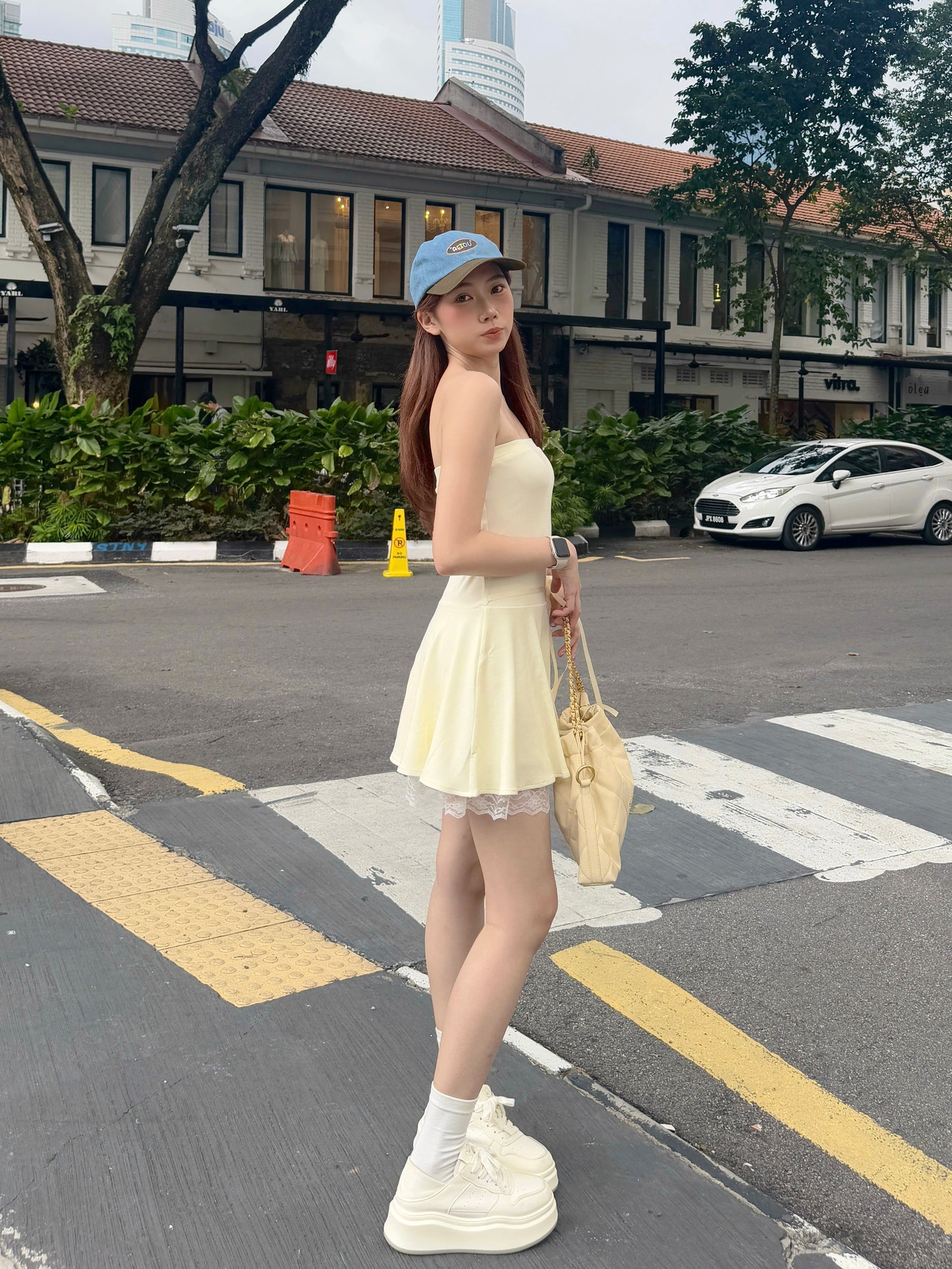 Sorella Lacey Dress (Yellow)