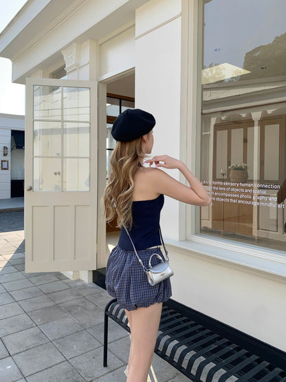 Mila Bubble Skorts BLUE