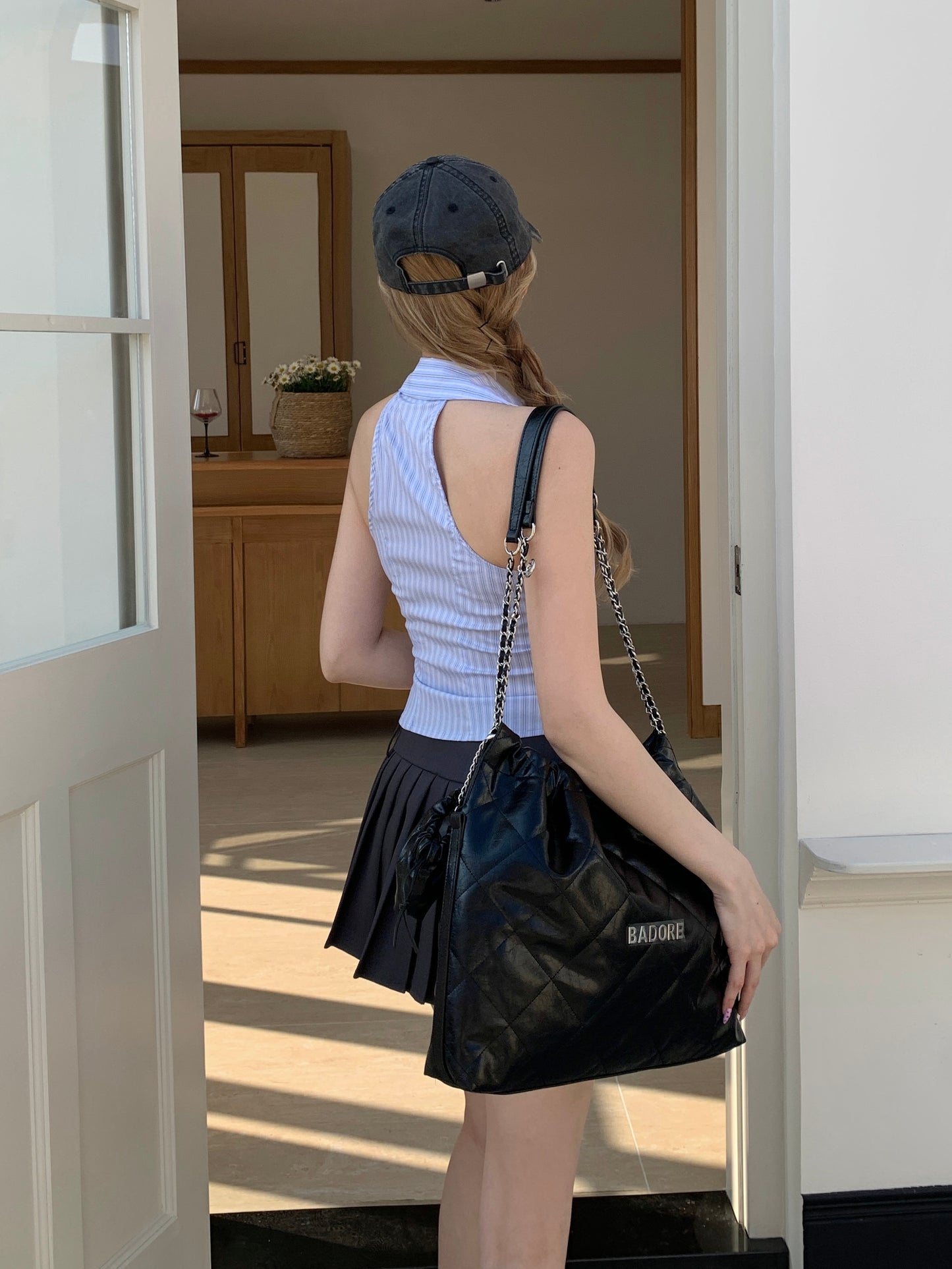 Aimee Ribbed Camisole BLUE