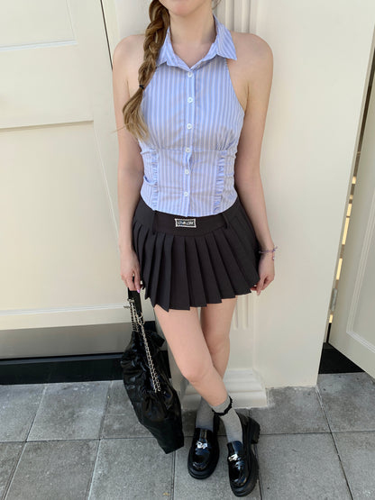 Aimee Ribbed Camisole BLUE