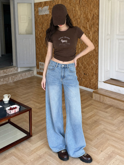 Chase Wide Leg JEANS LIGHT BLUE