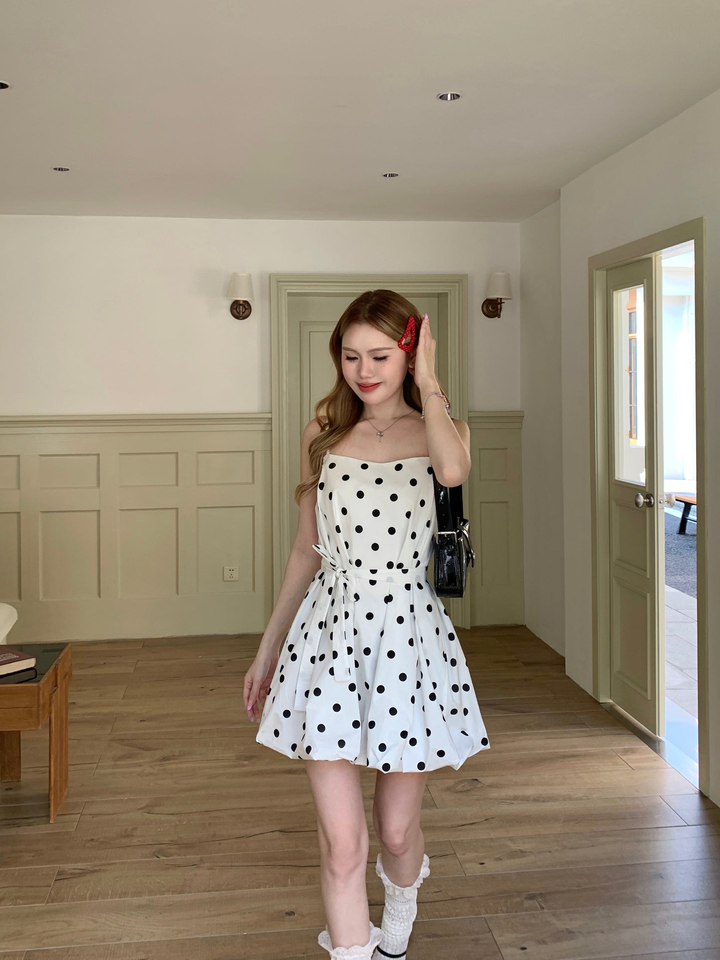 Soiree Cloud Dress BEIGE