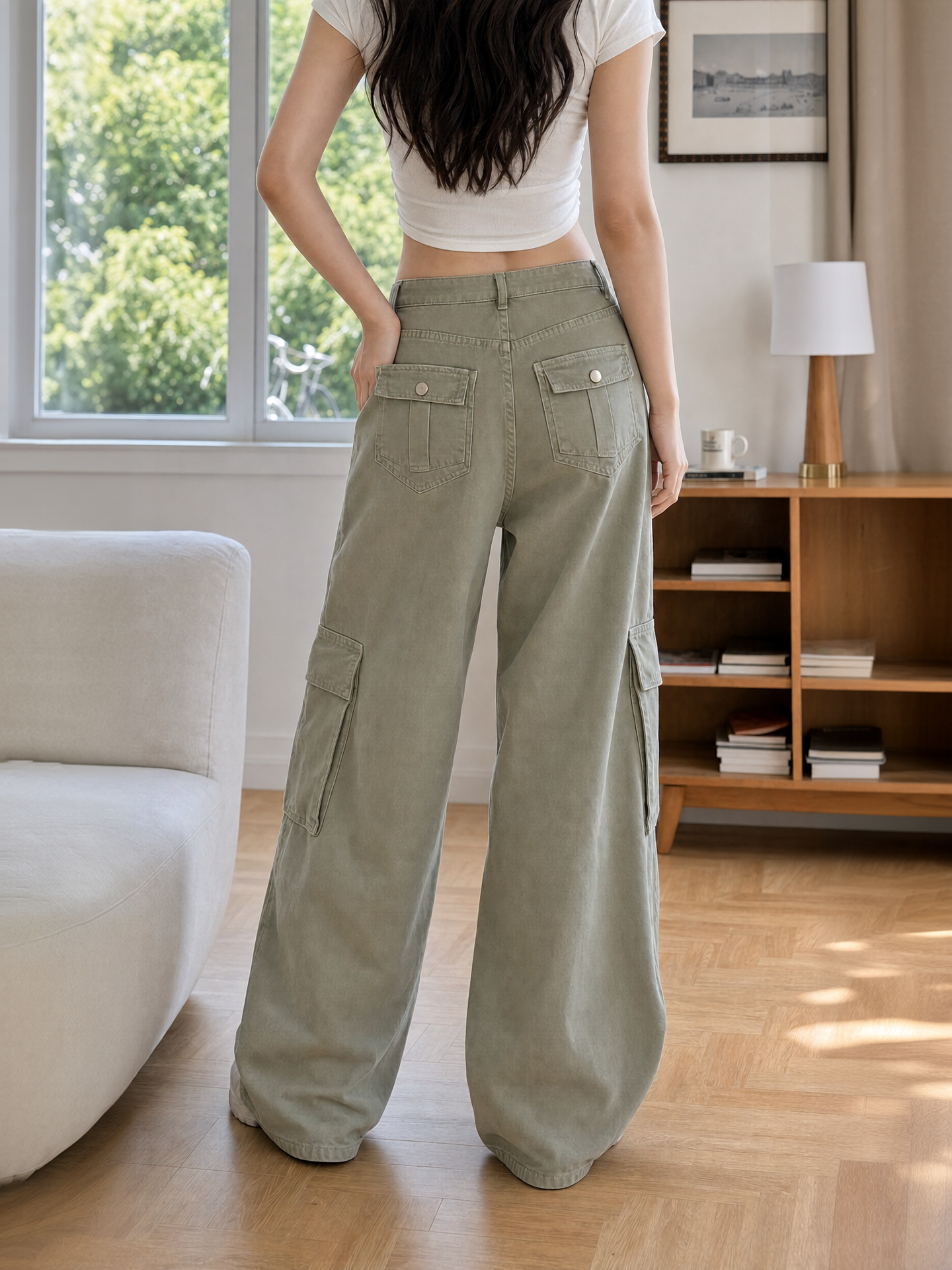 Barrel Pants KHAKI