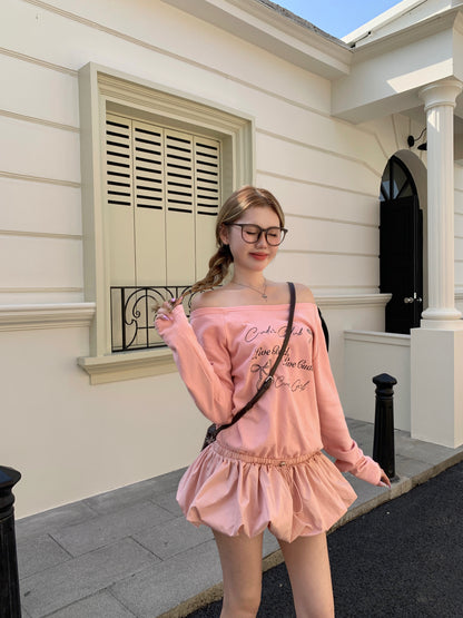 Petal Flounce Dress PINK