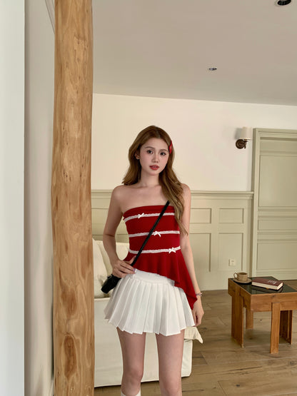 Dona Bustier Top RED