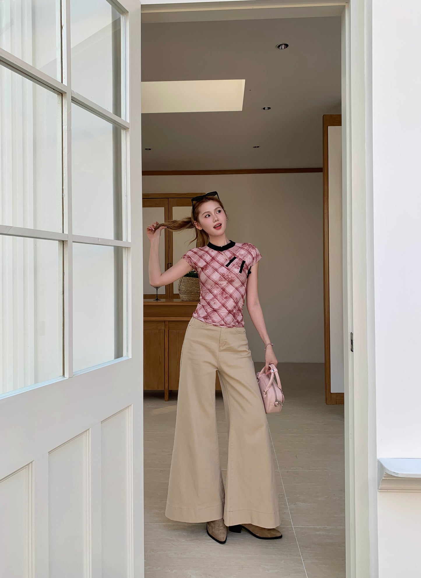 Lienne Cheongsam Top RED