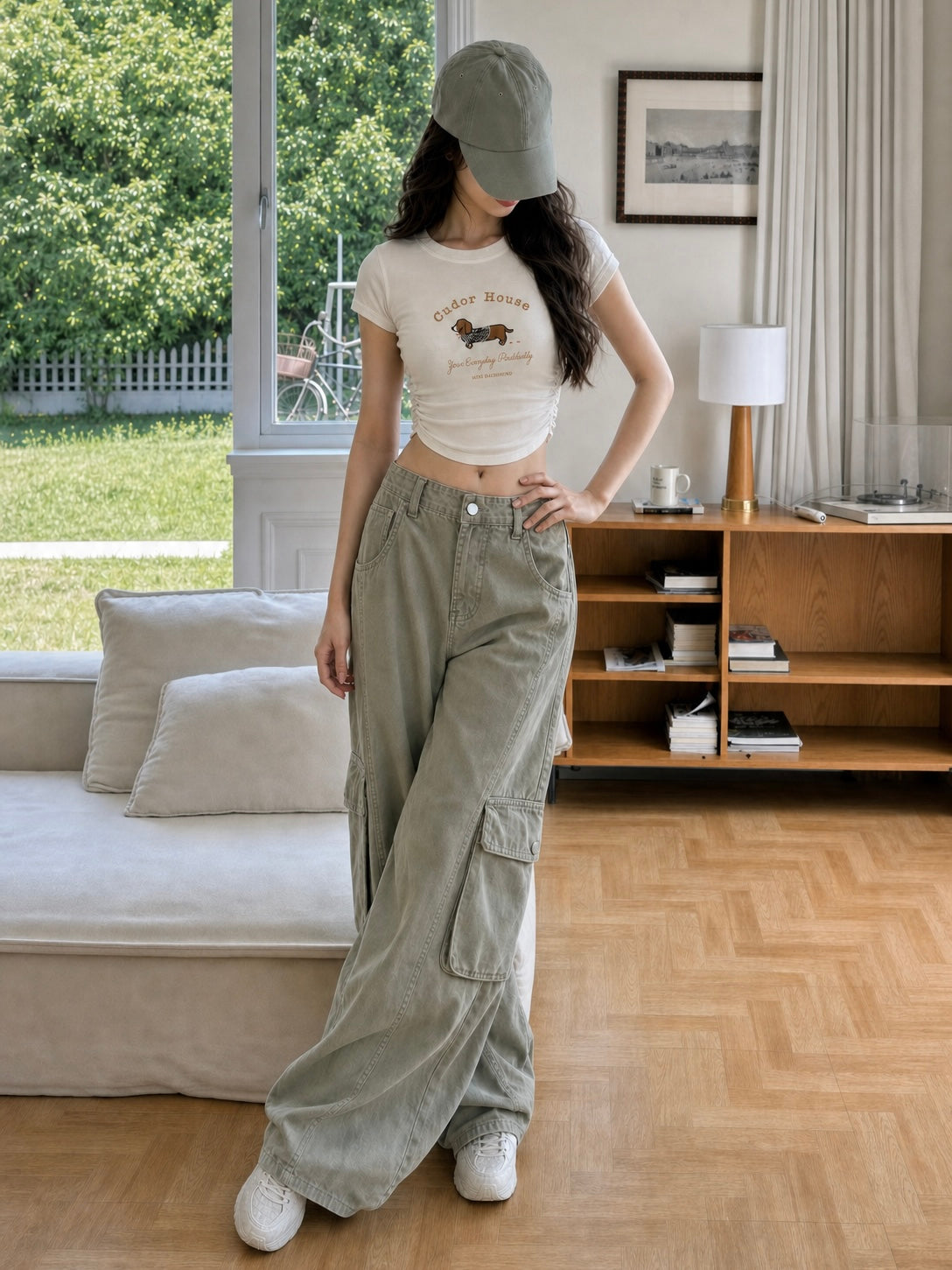 Barrel Pants KHAKI