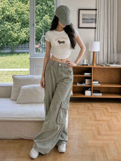 Barrel Pants KHAKI