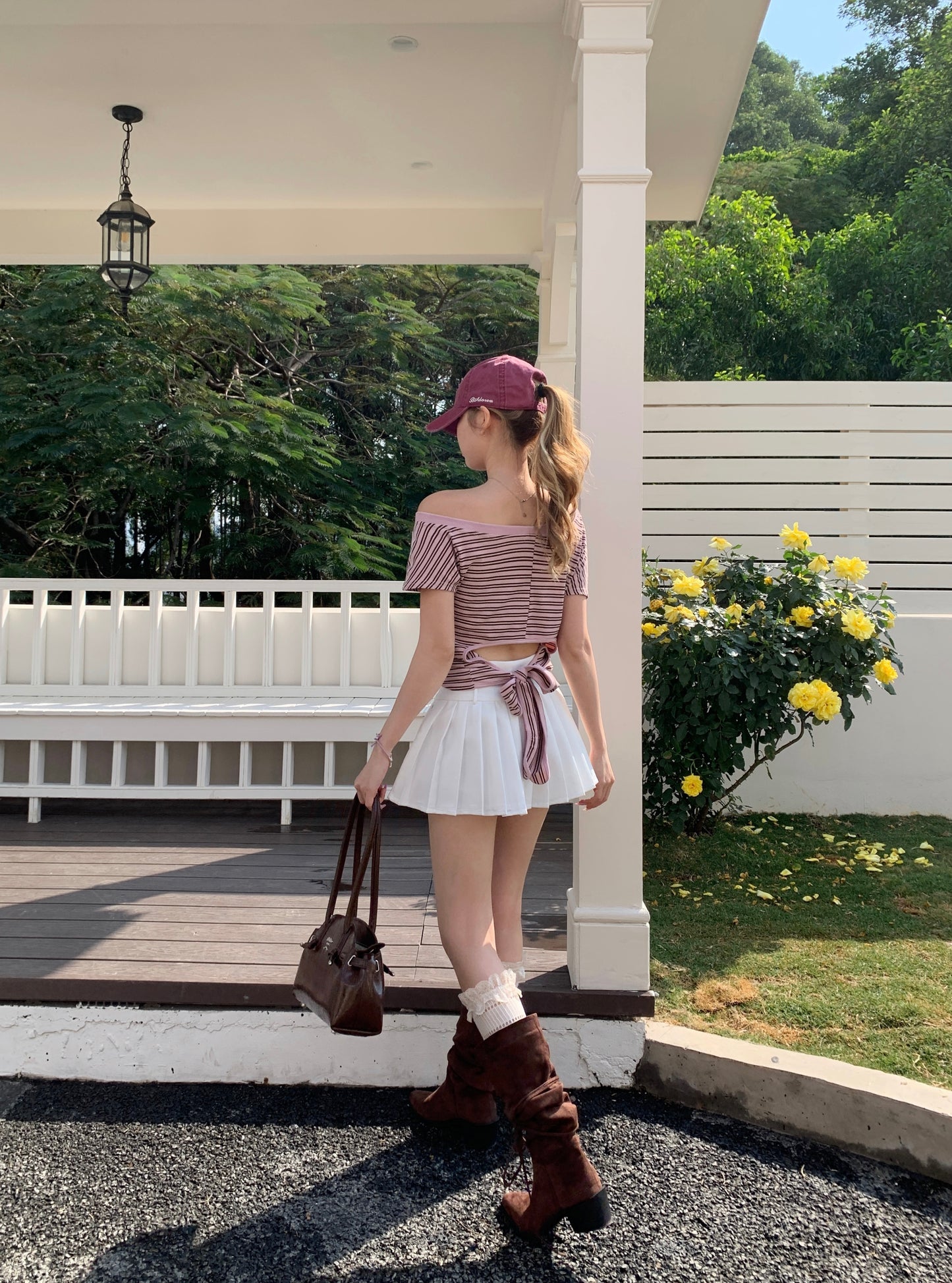 Softie Stripe Tee PINK