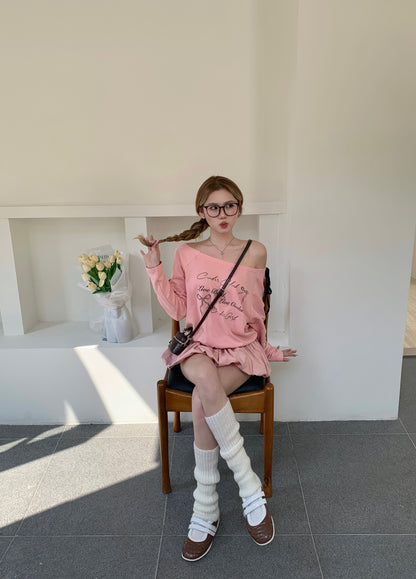 Petal Flounce Dress PINK