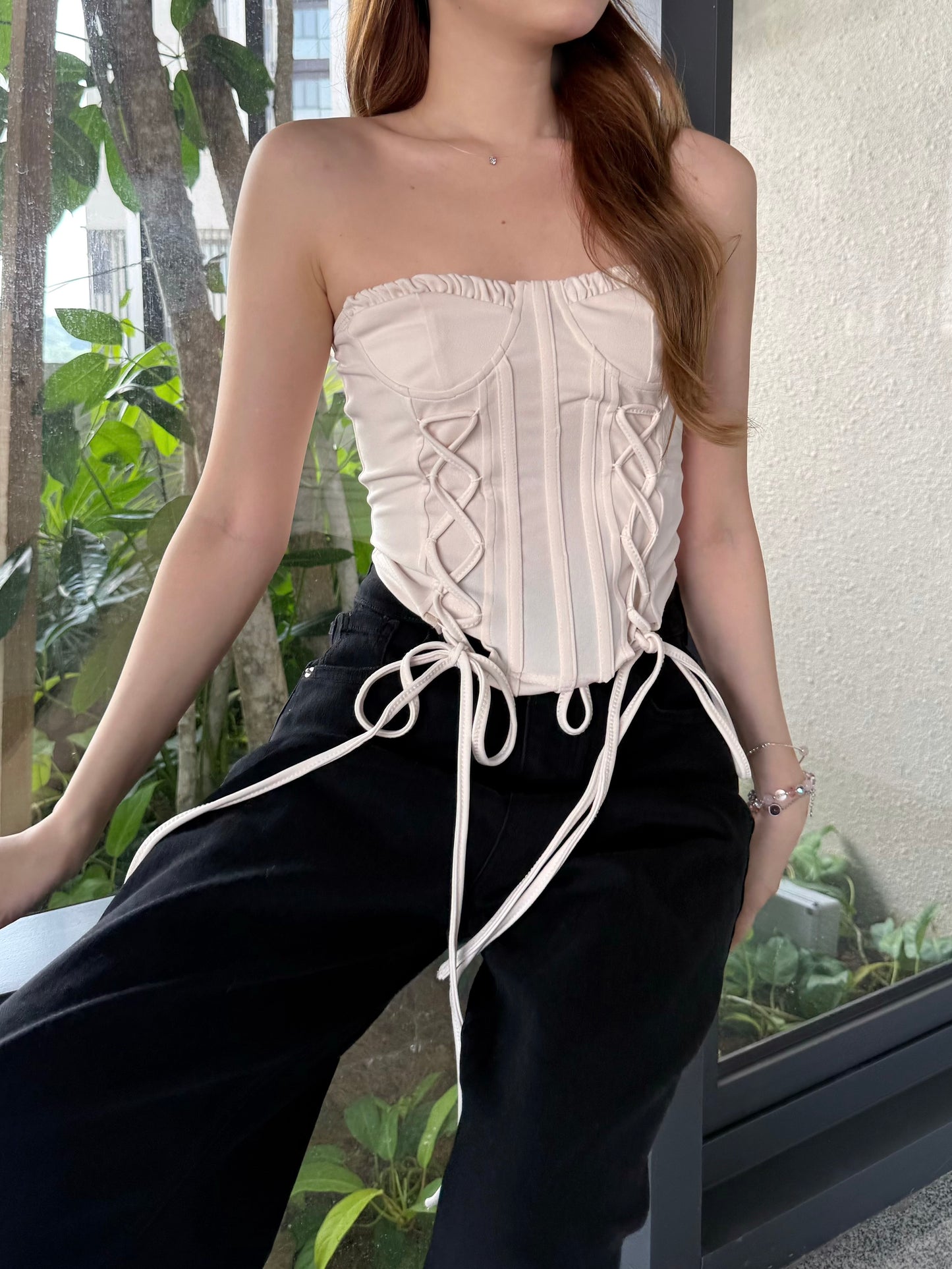 Blair Corset Top (White)