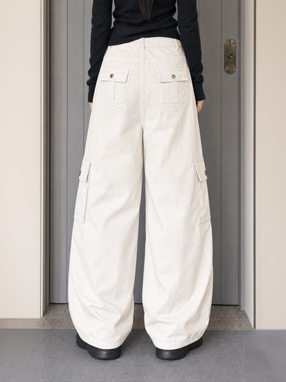 Barrel Pants WHITE