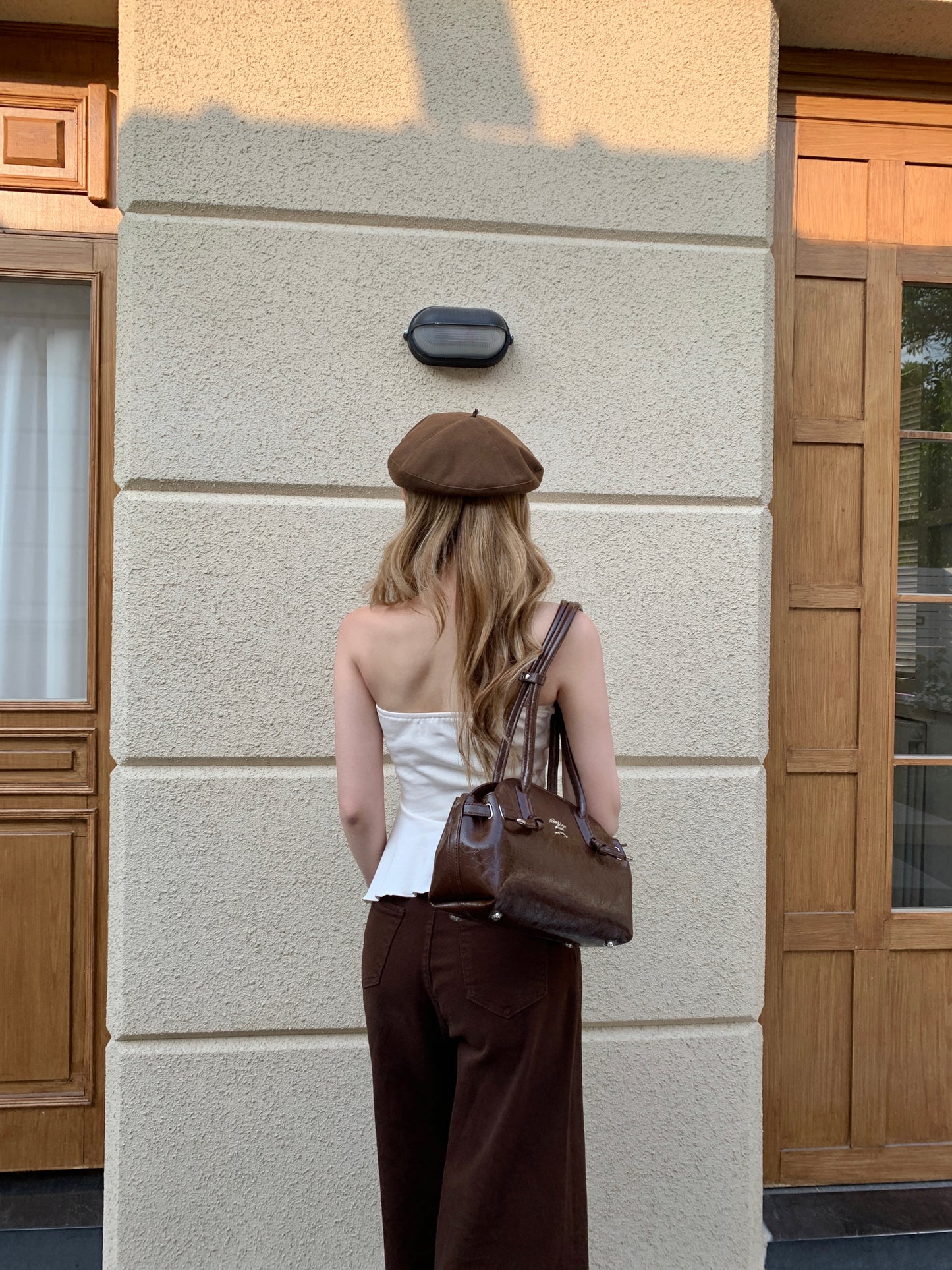 Dona Bustier Top BEIGE