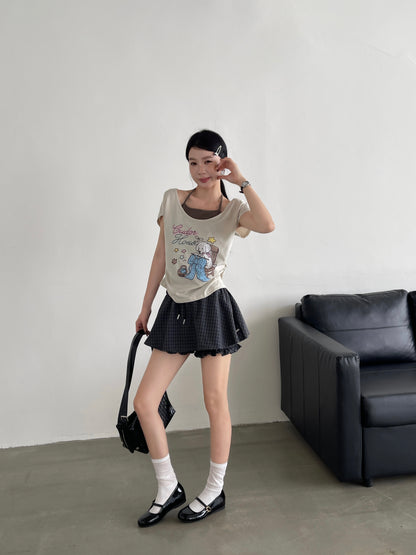 Cudor Buddy Layerd Cami Top BEIGE