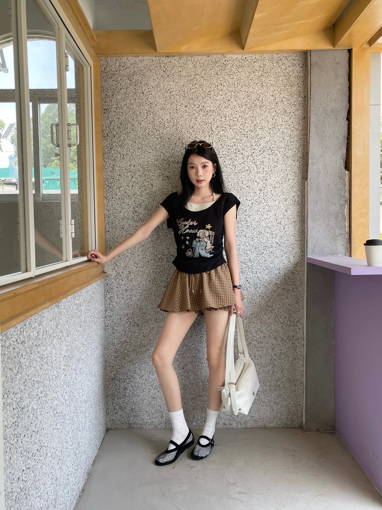 Cudor Buddy Layerd Cami Top BLACK