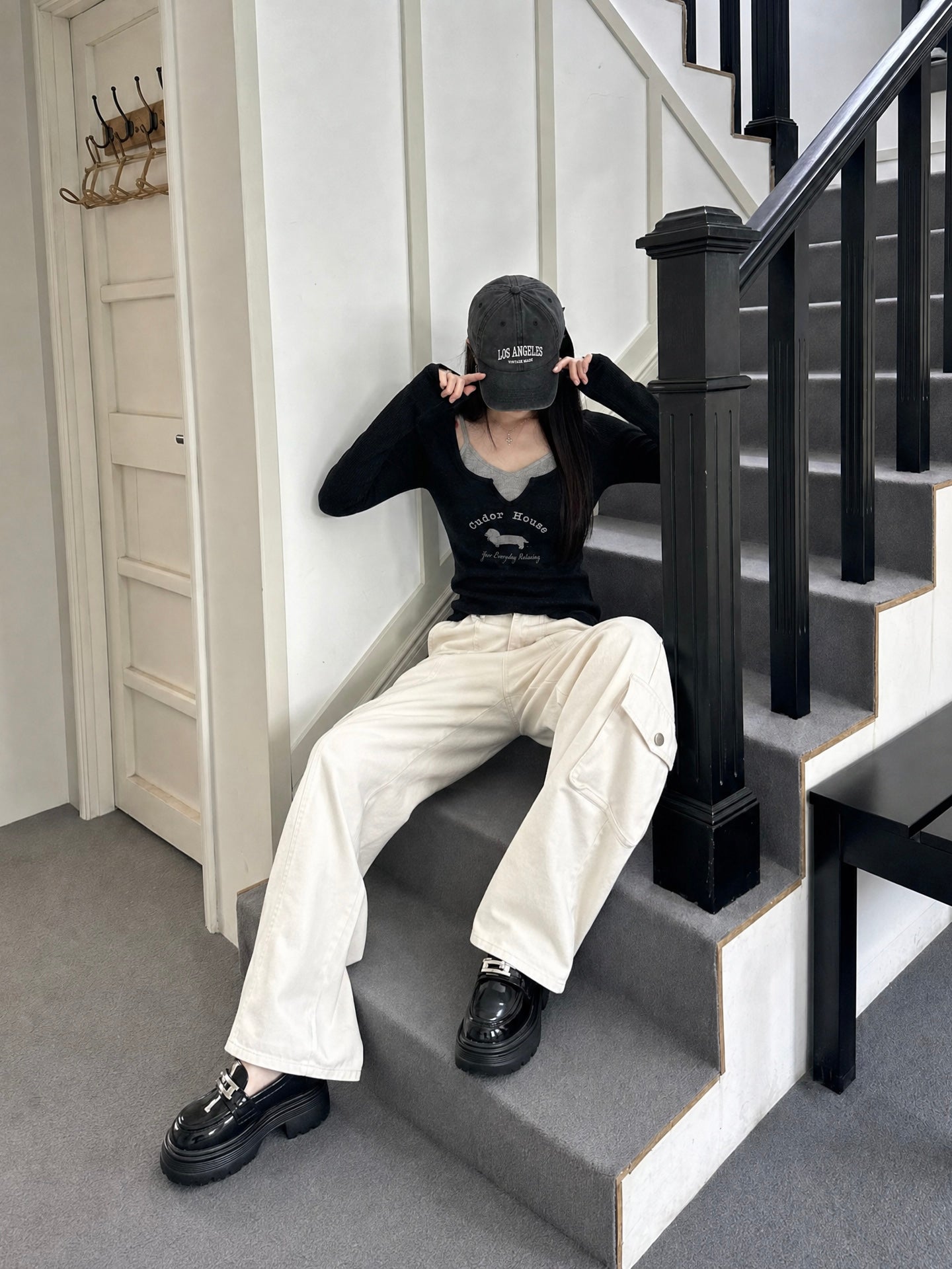 Barrel Pants WHITE