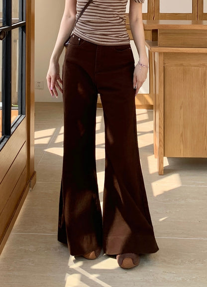 Lexi Retro Flared Jeans BROWN