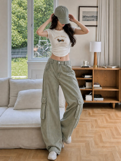Barrel Pants KHAKI