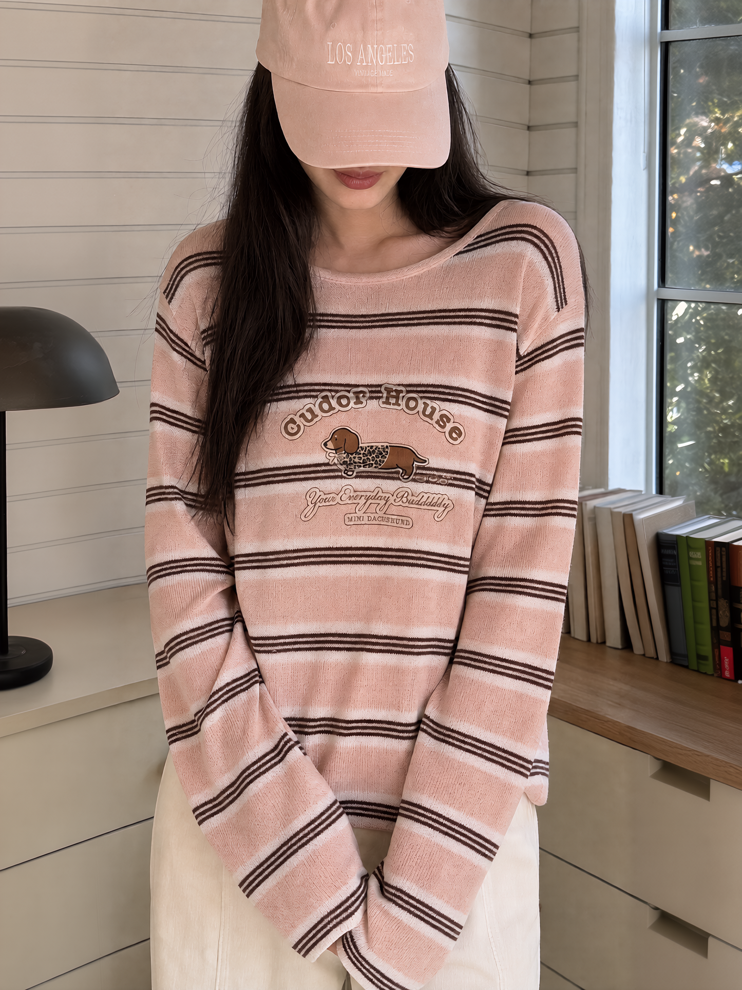 Cudor House Ribbed Cami PINK