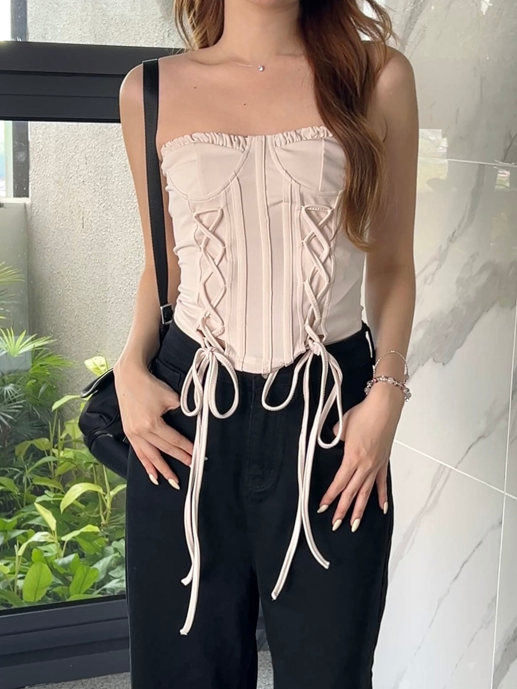 Blair Corset Top (White)