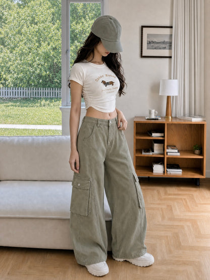 Barrel Pants KHAKI