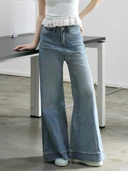 Lexi Retro Flared Jeans Light Blue