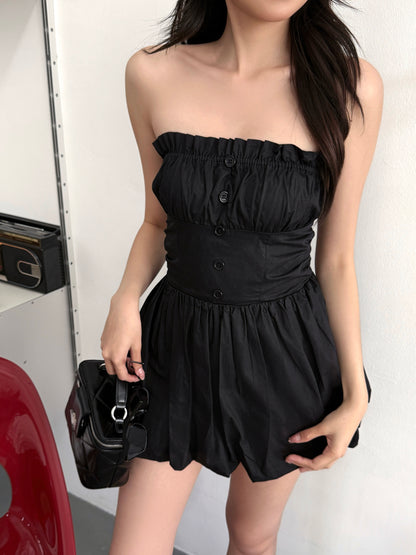 Pixie Puff Dress (Black)