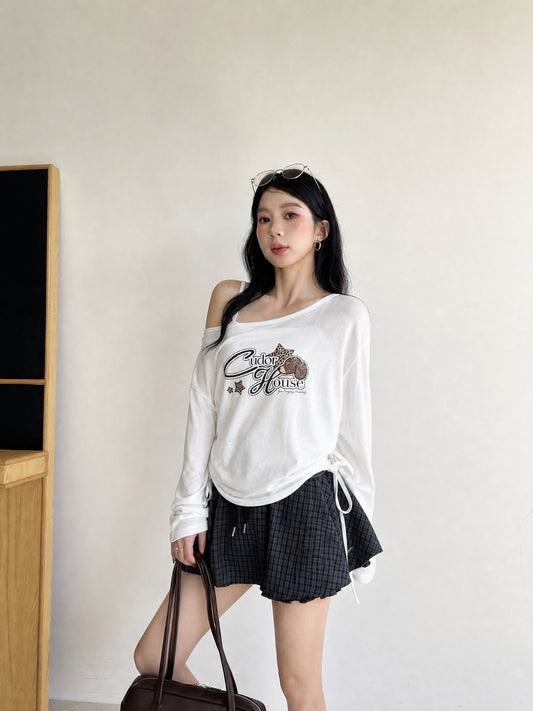 Cudor Buddy Long Sleeve T WHITE