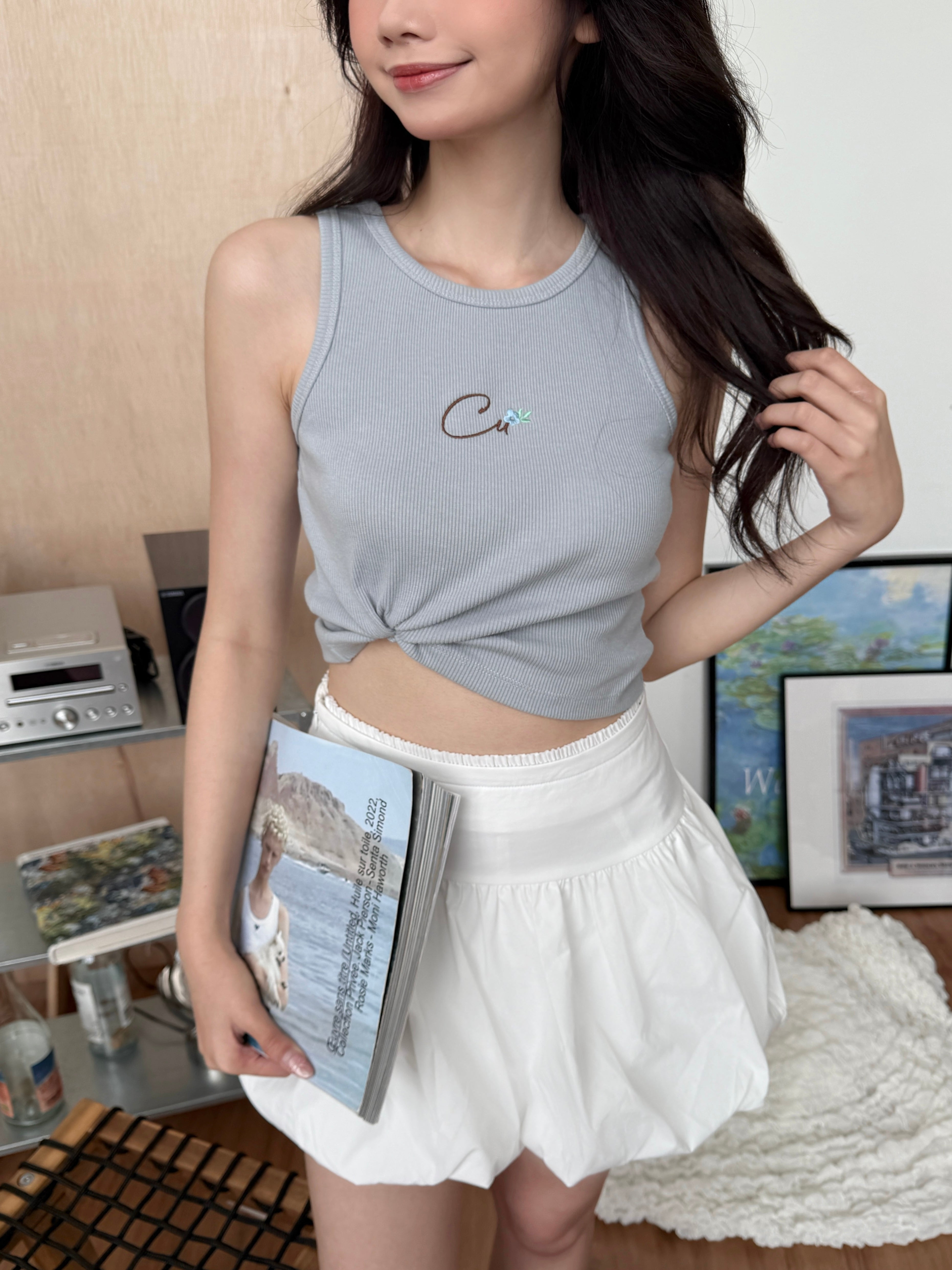 Cu Basic Tank Top (Blue) – Cudor