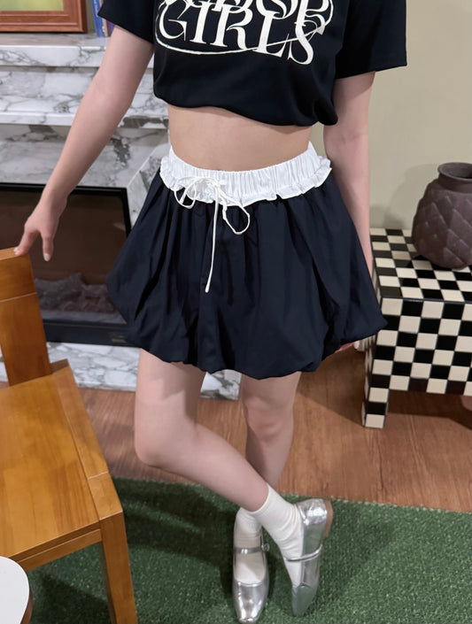 Ruby Ruffle Skirt (Black)