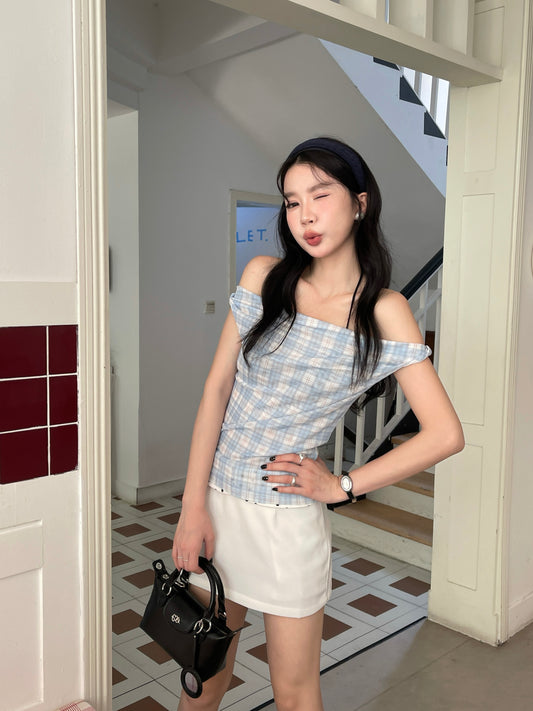 Ballet Checky Top BLUE