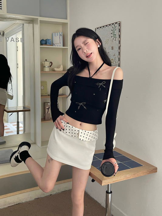Ballet Bow Skirt WHITE
