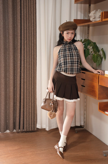 Pure Line Skirt (Dark Brown)